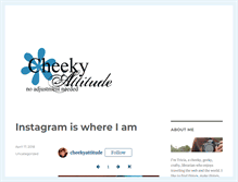 Tablet Screenshot of cheekyattitude.com